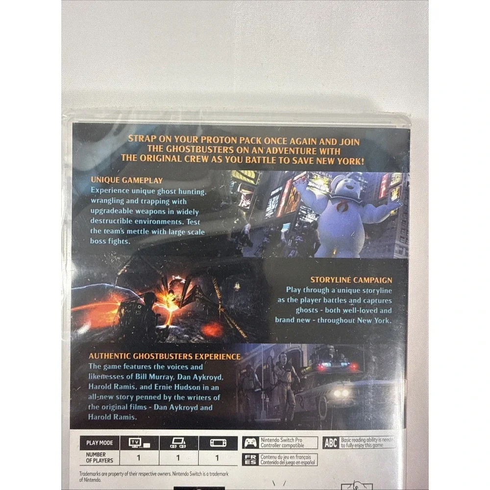 GHOSTBUSTERS THE VIDEO GAME REMASTERED NINTENDO SWITCH BRAND NEW FACTORY SEALED